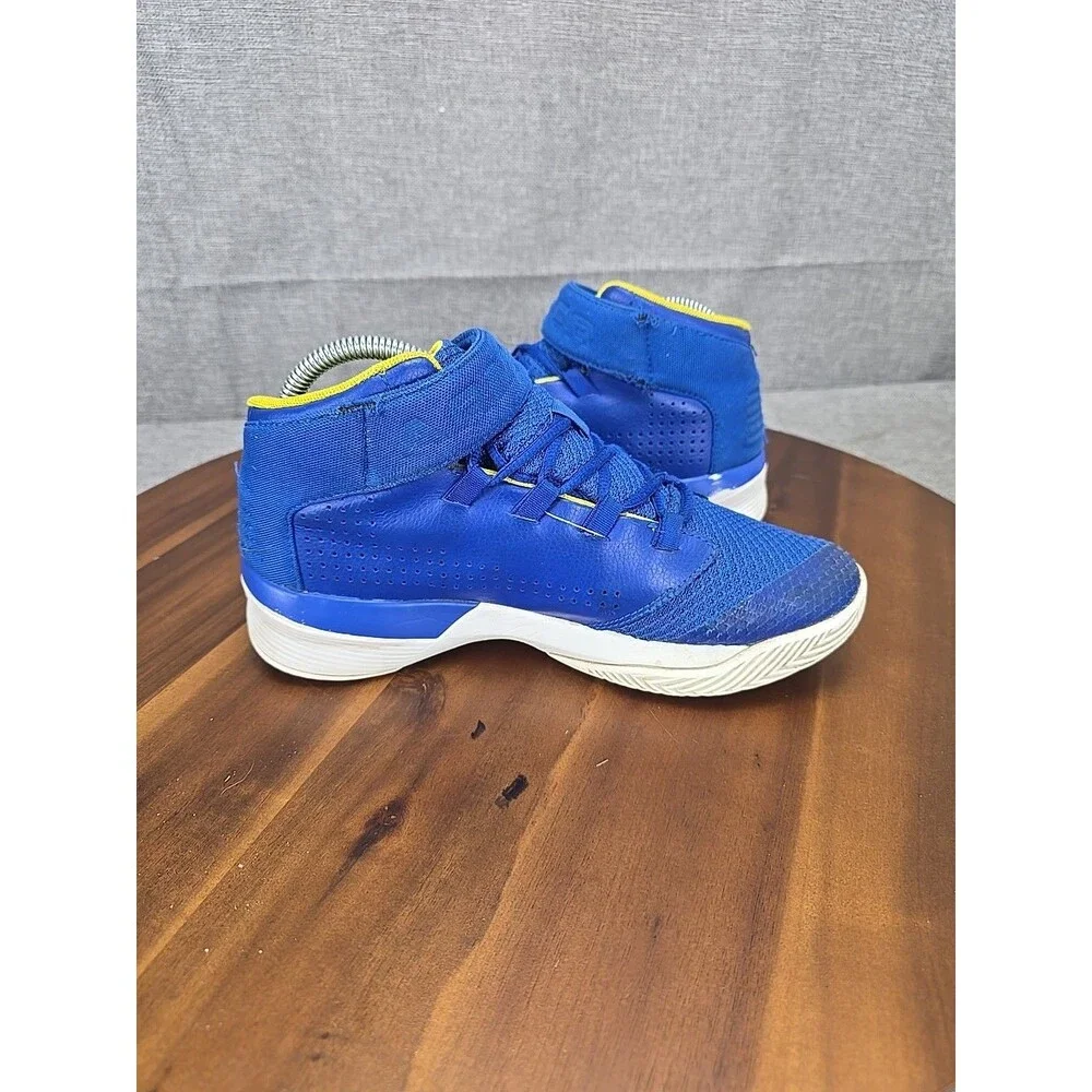 Under Armour Get B Zee GS Youth 6Y Basketball Shoes Golden‎ State Warriors Blue